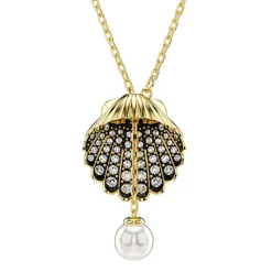 Swarovski Bijoux Collier Femme Swarovski Idyllia F Shell - 5683968 doré | Femme Collier Et Pendentif