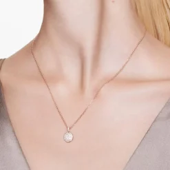 Swarovski Bijoux Collier Femme Swarovski Meteora - 5683450 argent,doré rose | Femme Collier Et Pendentif