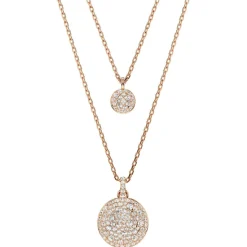 Swarovski Bijoux Collier Femme Swarovski Meteora - 5683449 argent,doré rose | Femme Collier Et Pendentif
