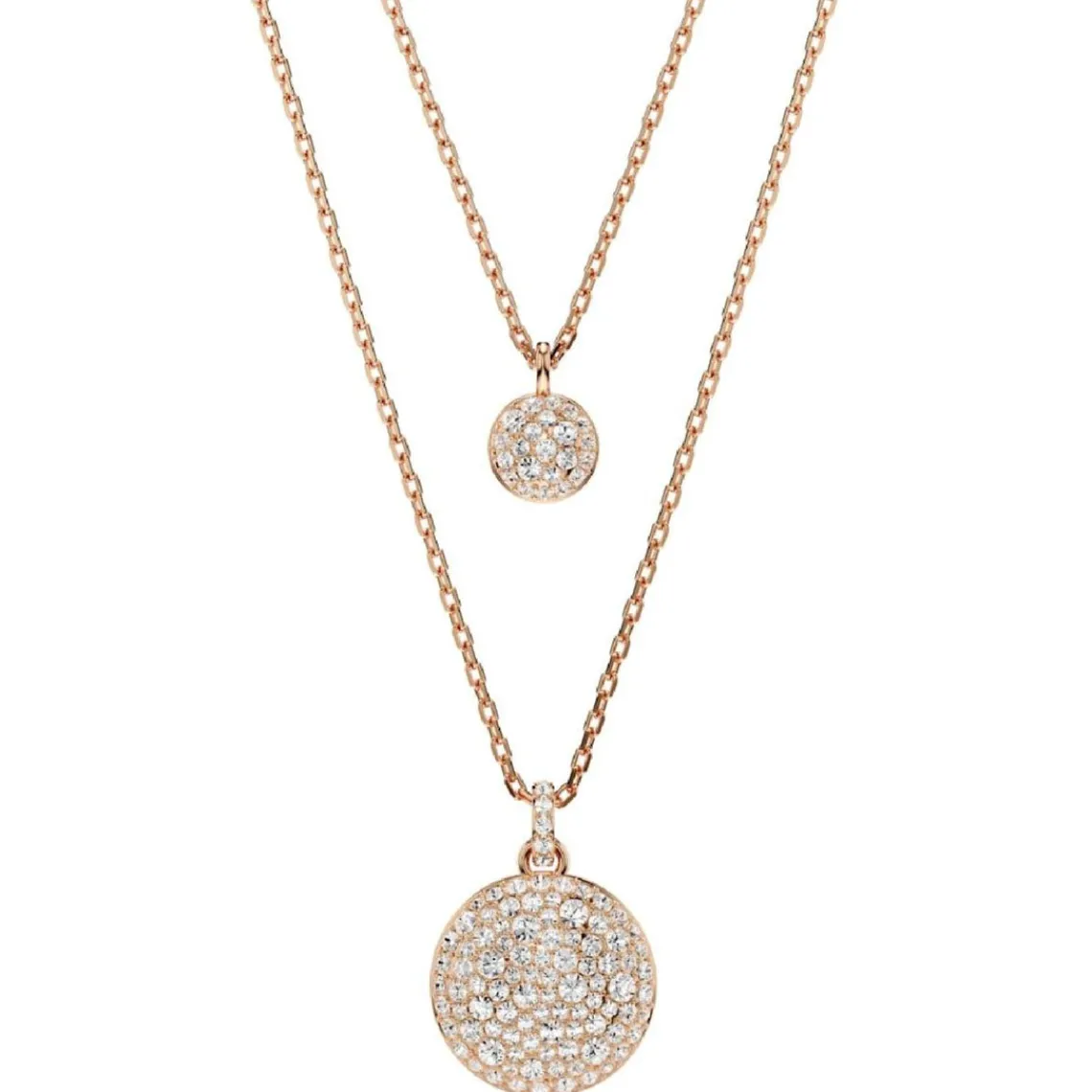 Swarovski Bijoux Collier Femme Swarovski Meteora - 5683449 argent,doré rose | Femme Collier Et Pendentif