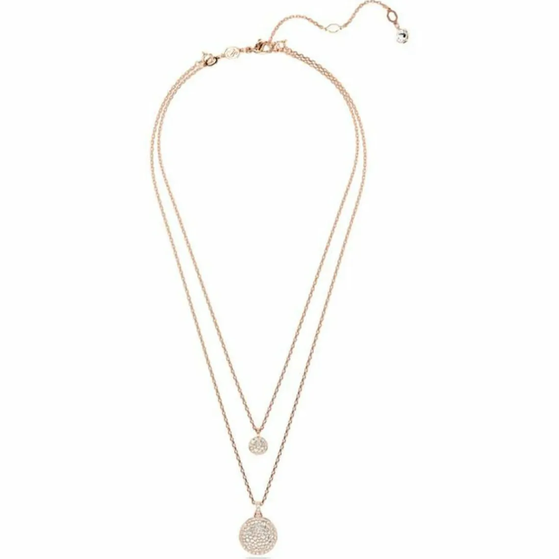 Swarovski Bijoux Collier Femme Swarovski Meteora - 5683449 argent,doré rose | Femme Collier Et Pendentif