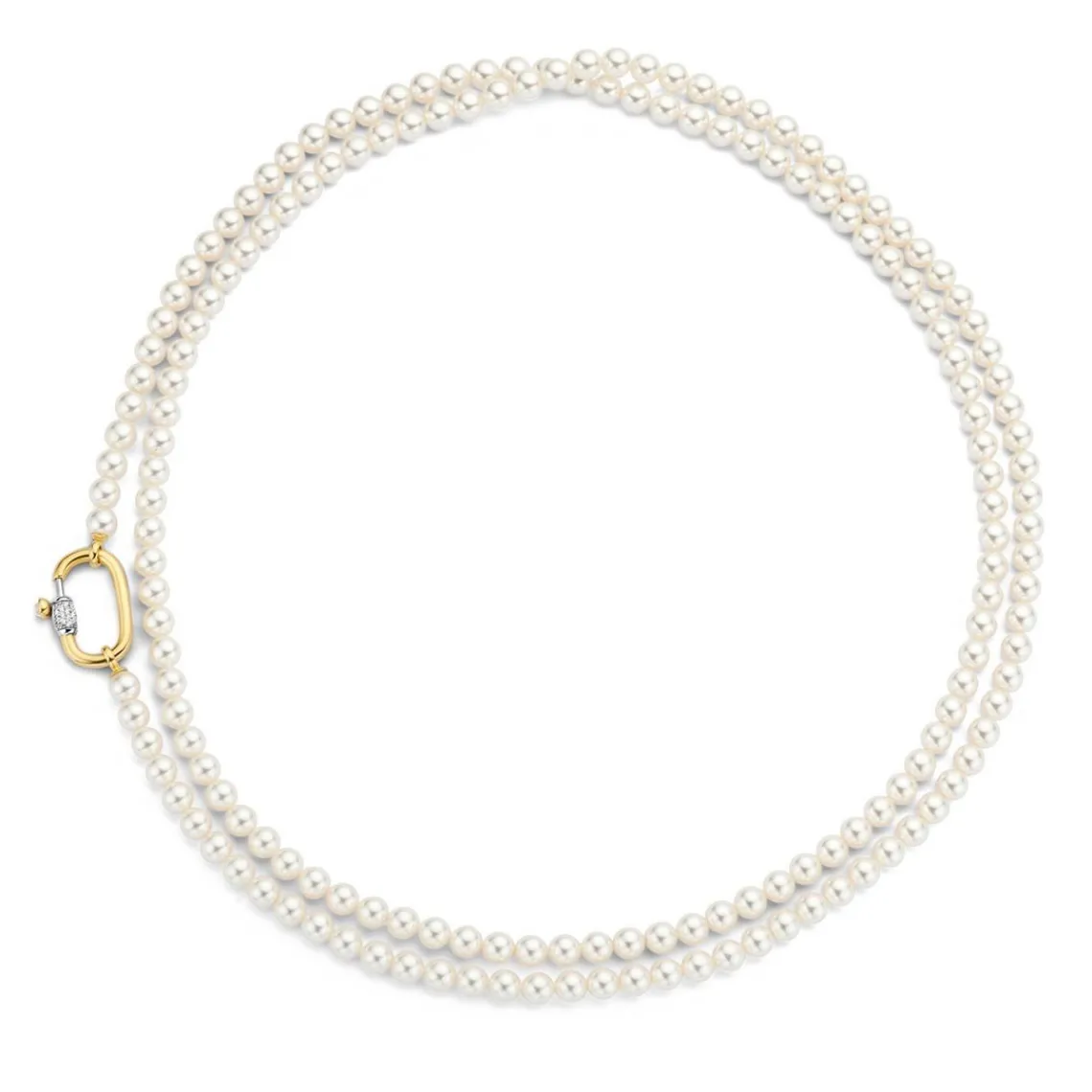 Ti Sento Collier Femme 3993PW-110 - Argent, plaqué or | Femme Collier Et Pendentif
