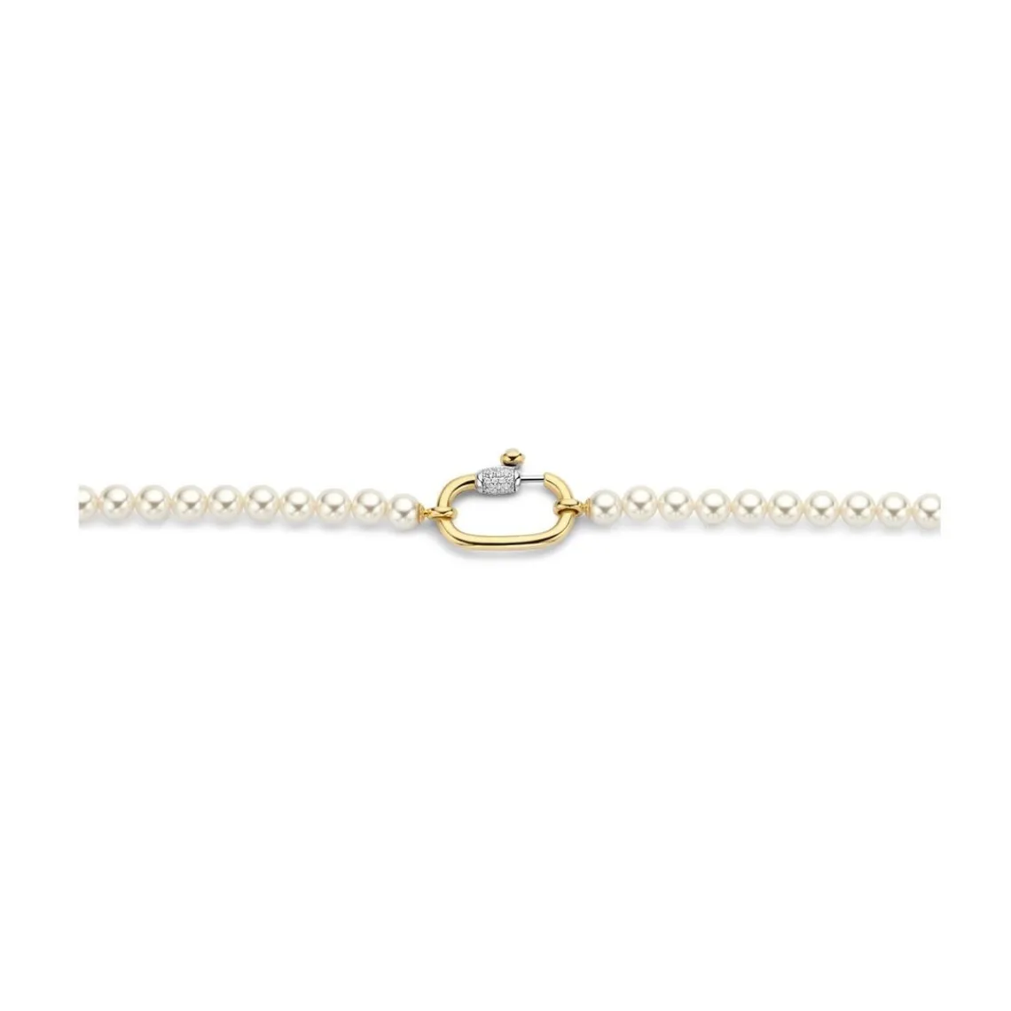 Ti Sento Collier Femme 3993PW-110 - Argent, plaqué or | Femme Collier Et Pendentif