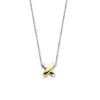 Ti Sento Collier Femme 34003SY – Argent, plaqué or | Femme Collier Et Pendentif