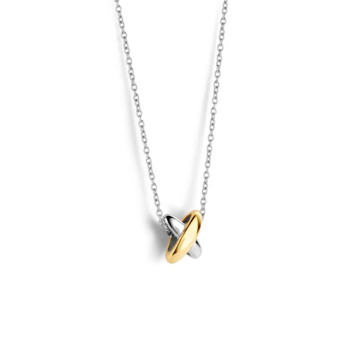 Ti Sento Collier Femme 34003SY – Argent, plaqué or | Femme Collier Et Pendentif