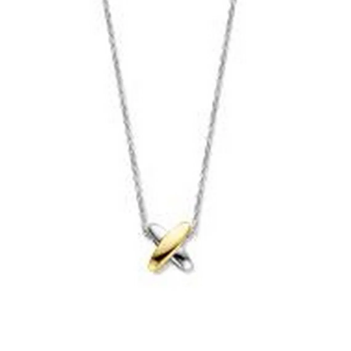 Ti Sento Collier Femme 34003SY – Argent, plaqué or | Femme Collier Et Pendentif