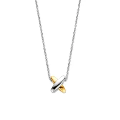 Ti Sento Collier Femme 34003SY – Argent, plaqué or | Femme Collier Et Pendentif