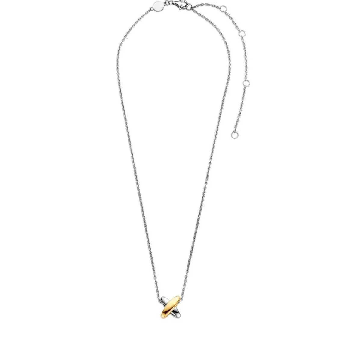 Ti Sento Collier Femme 34003SY – Argent, plaqué or | Femme Collier Et Pendentif