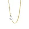 Ti Sento Collier Femme 3958ZY-48 - Argent, plaqué or | Femme Collier Et Pendentif