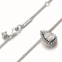 Pandora Collier Halo Poire Scintillant | Femme Collier Et Pendentif