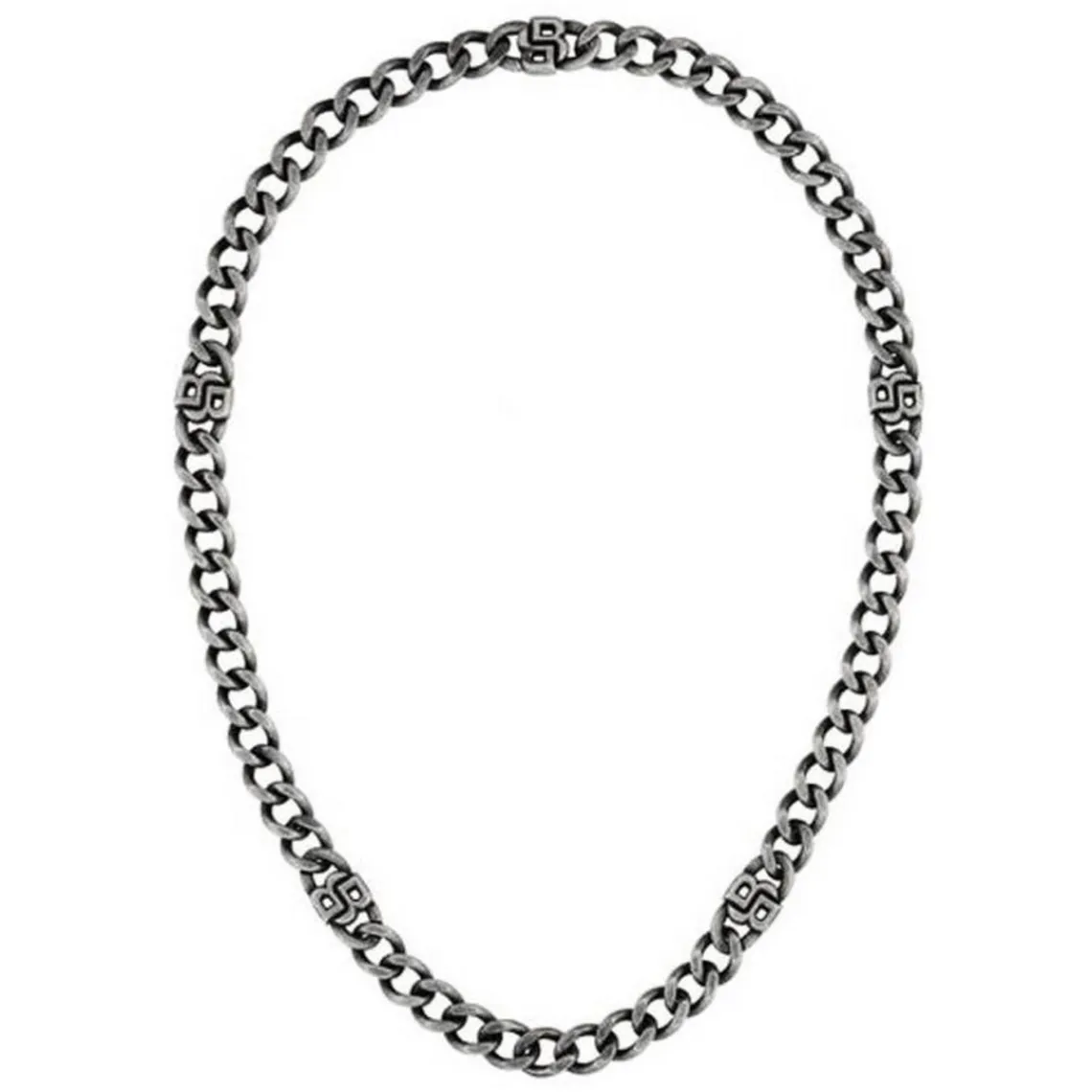 Boss Bijoux Collier Homme Double B Absolute - 1580744 Acier | Homme Colliers Et Pendentifs