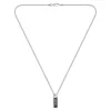 Boss Bijoux Collier Homme Kassy Emblem - 1580677 Acier Argent | Homme Colliers Et Pendentifs
