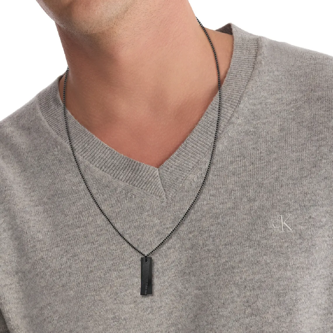Calvin Klein Bijoux Collier Homme - 35000414 Acier Noir | Homme Colliers Et Pendentifs