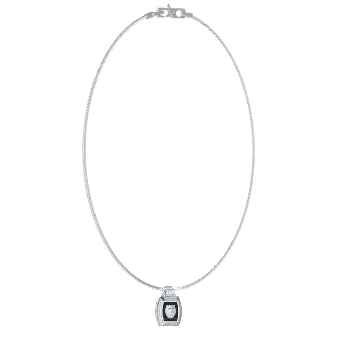 Guess Bijoux Collier Homme Lion King JUMN05001JWST Acier Acier | Homme Colliers Et Pendentifs