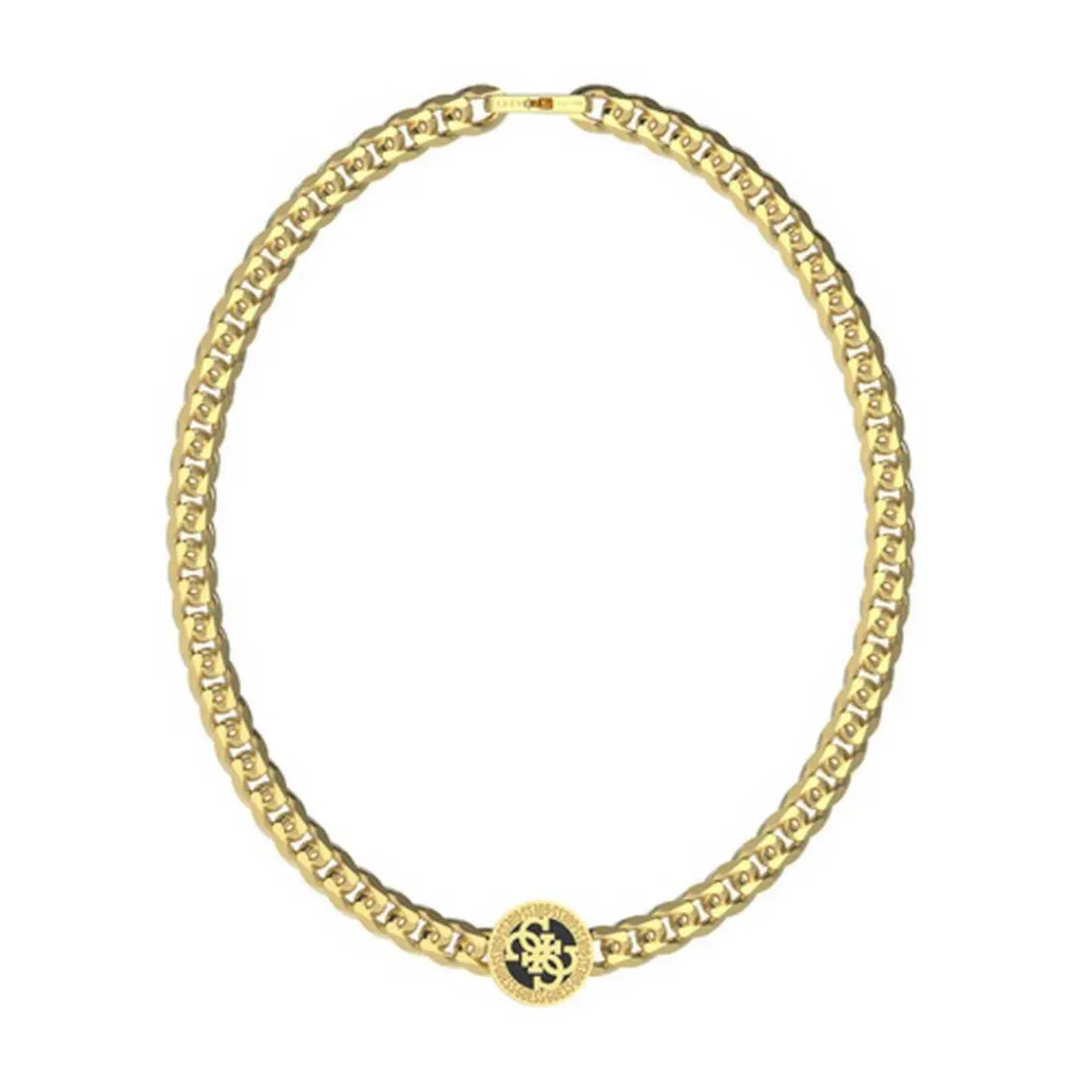 Guess Bijoux Collier Homme - JUMN02112JWYGBK 4G ICON Acier doré | Homme Colliers Et Pendentifs