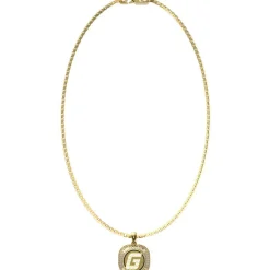 Guess Bijoux Collier homme JUMN01368JWYG Champions Acier Doré | Homme Colliers Et Pendentifs