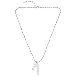 Lacoste Collier Homme Umpire - 2040487 Acier Doré, Vert | Homme Colliers Et Pendentifs