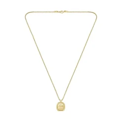 Lacoste Collier Homme Vigor - 2040411 Acier Doré | Homme Colliers Et Pendentifs