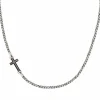 Morellato Bijoux Collier Homme Morellato - SKR61 CROSS Acier Argent | Homme Colliers Et Pendentifs