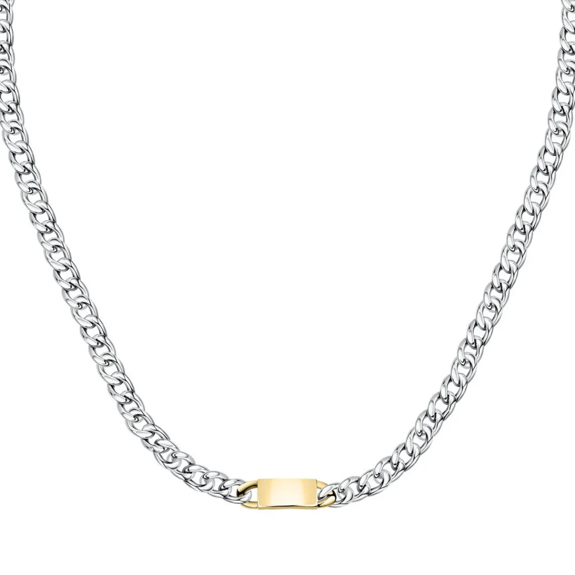 Morellato Bijoux Collier Homme SATX02 - Acier Argent | Homme Colliers Et Pendentifs