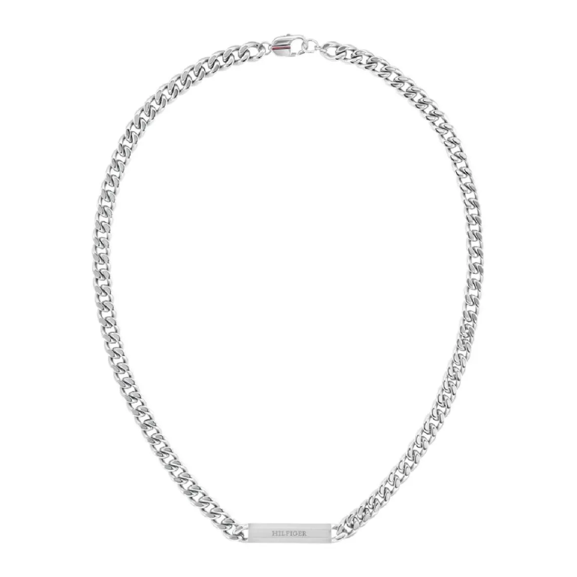 Tommy Hilfiger Bijoux Collier Homme Tommy Hilfiger Clash - 2790577 Acier Argent | Homme Colliers Et Pendentifs