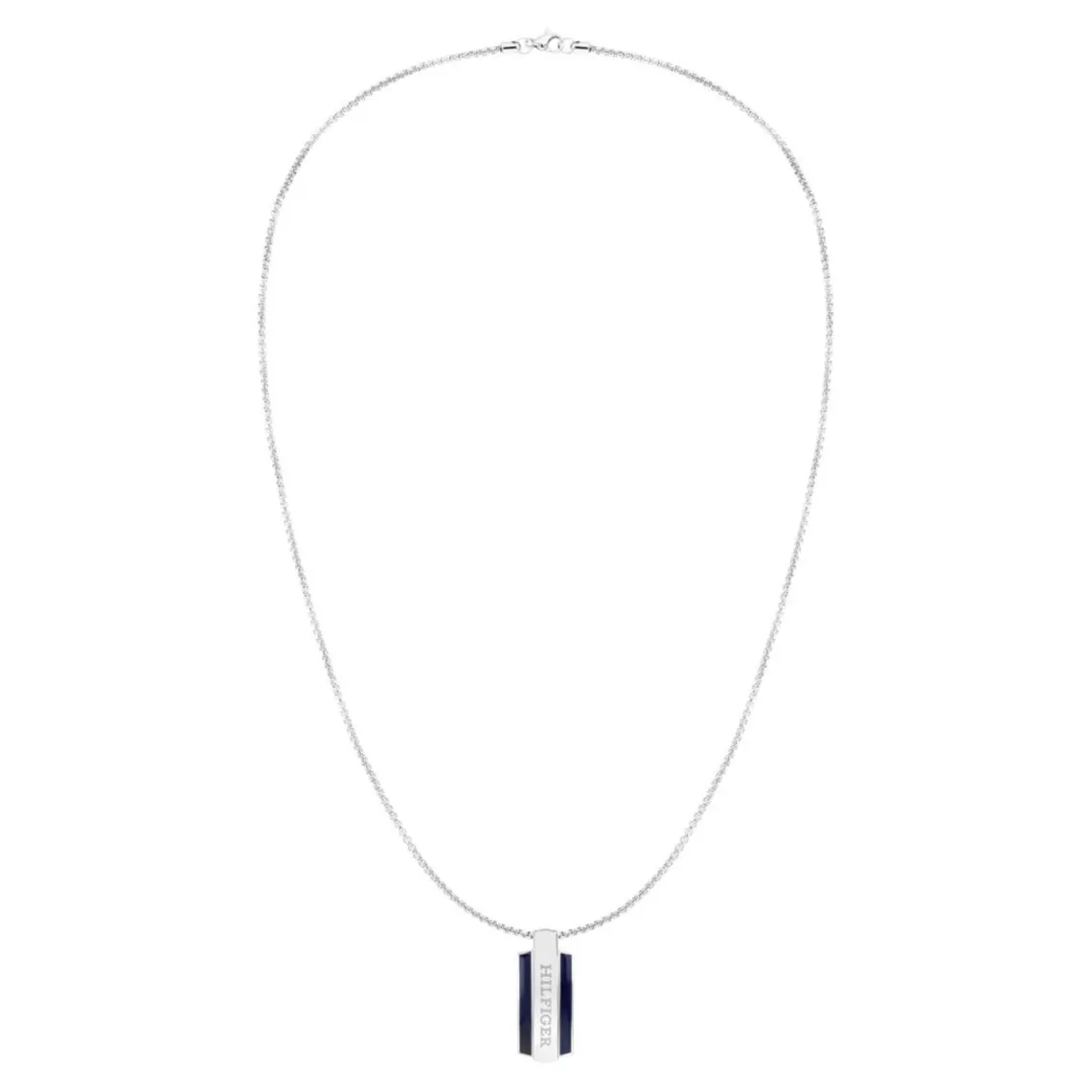 Tommy Hilfiger Bijoux Collier Homme Tommy Hilfiger Parker - 2790599 Acier Bleu | Homme Colliers Et Pendentifs