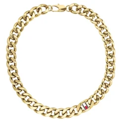 Tommy Hilfiger Bijoux Collier Homme Tommy Hilfiger Wild - 2790636 Acier Doré | Homme Colliers Et Pendentifs