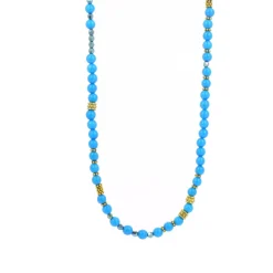 Les Interchangeables Collier A59276 - Sautoir Bobo Chic Bleu Femme | Femme Collier Et Pendentif