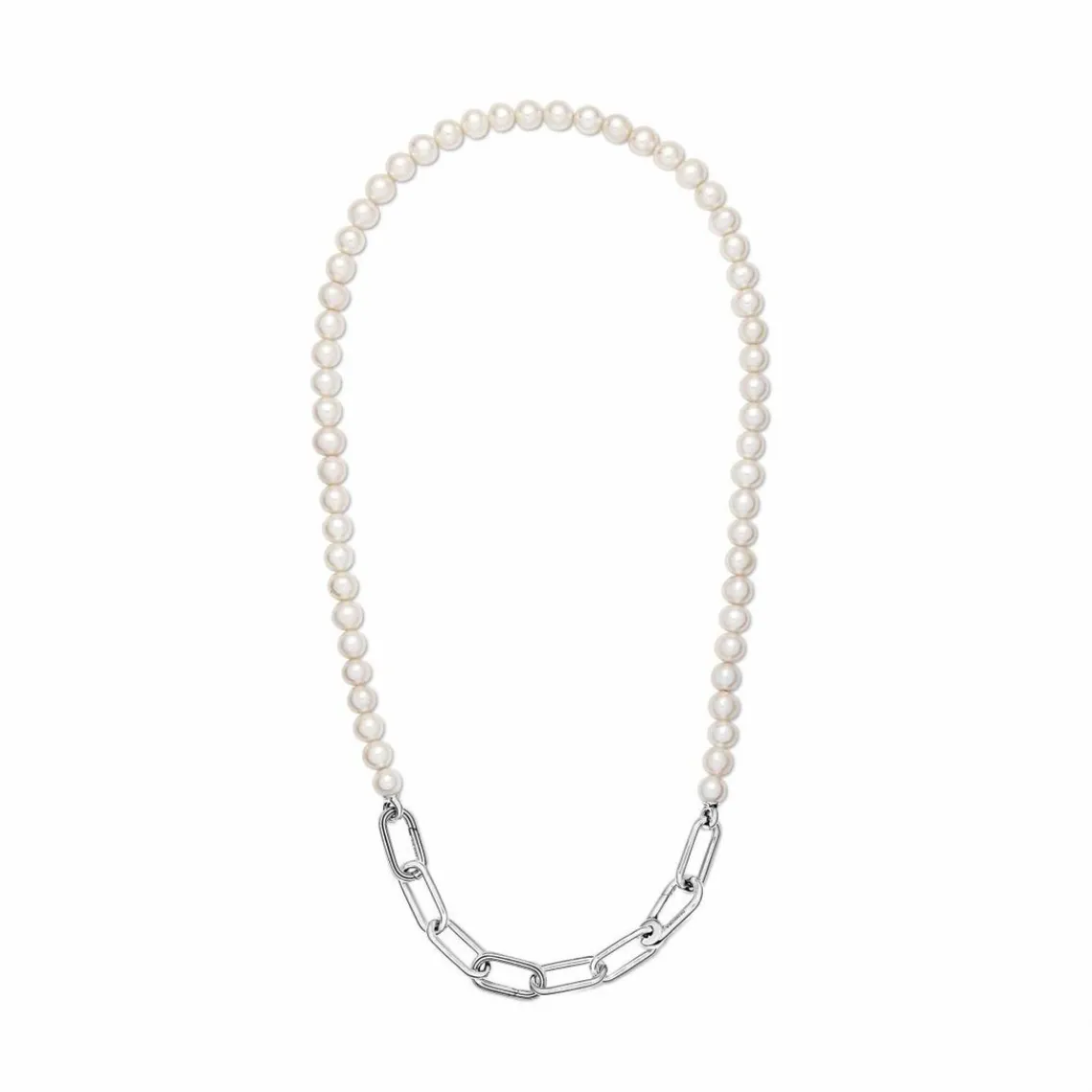 Pandora Collier Link et Perles culture d'eau douce ME | Femme Collier Et Pendentif