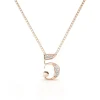 MYC-Paris Collier Number 5 Or Rose | Femme Collier Et Pendentif