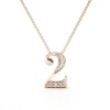 MYC-Paris Collier Number 2 Or Rose | Femme Collier Et Pendentif