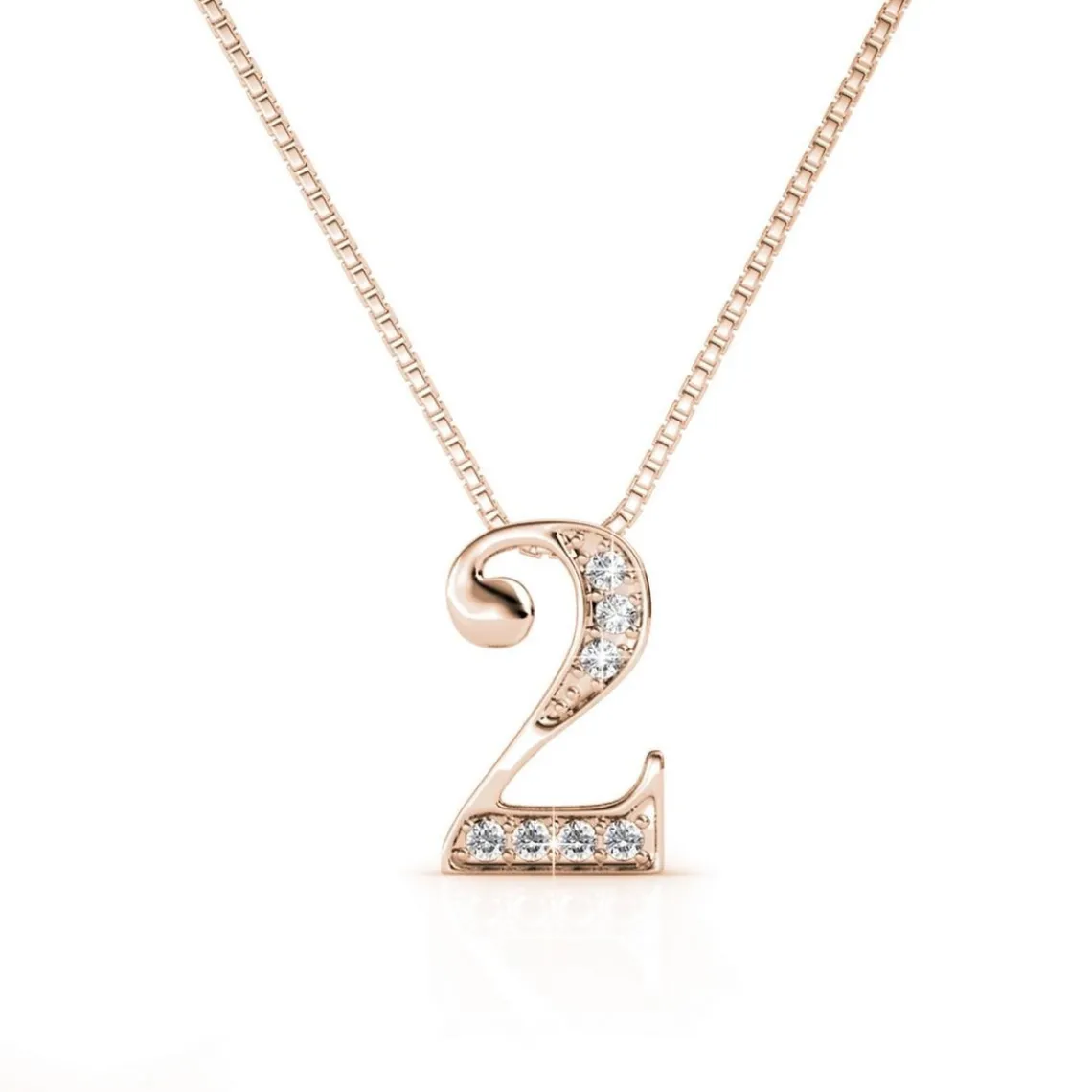 MYC-Paris Collier Number 2 Or Rose | Femme Collier Et Pendentif