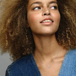Pandora Collier Timeless - Cœur Trois Pierres en Argent 925/1000 | Femme Collier Et Pendentif