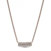 Pandora Collier Timeless - Double Barre Pavée | Femme Collier Et Pendentif