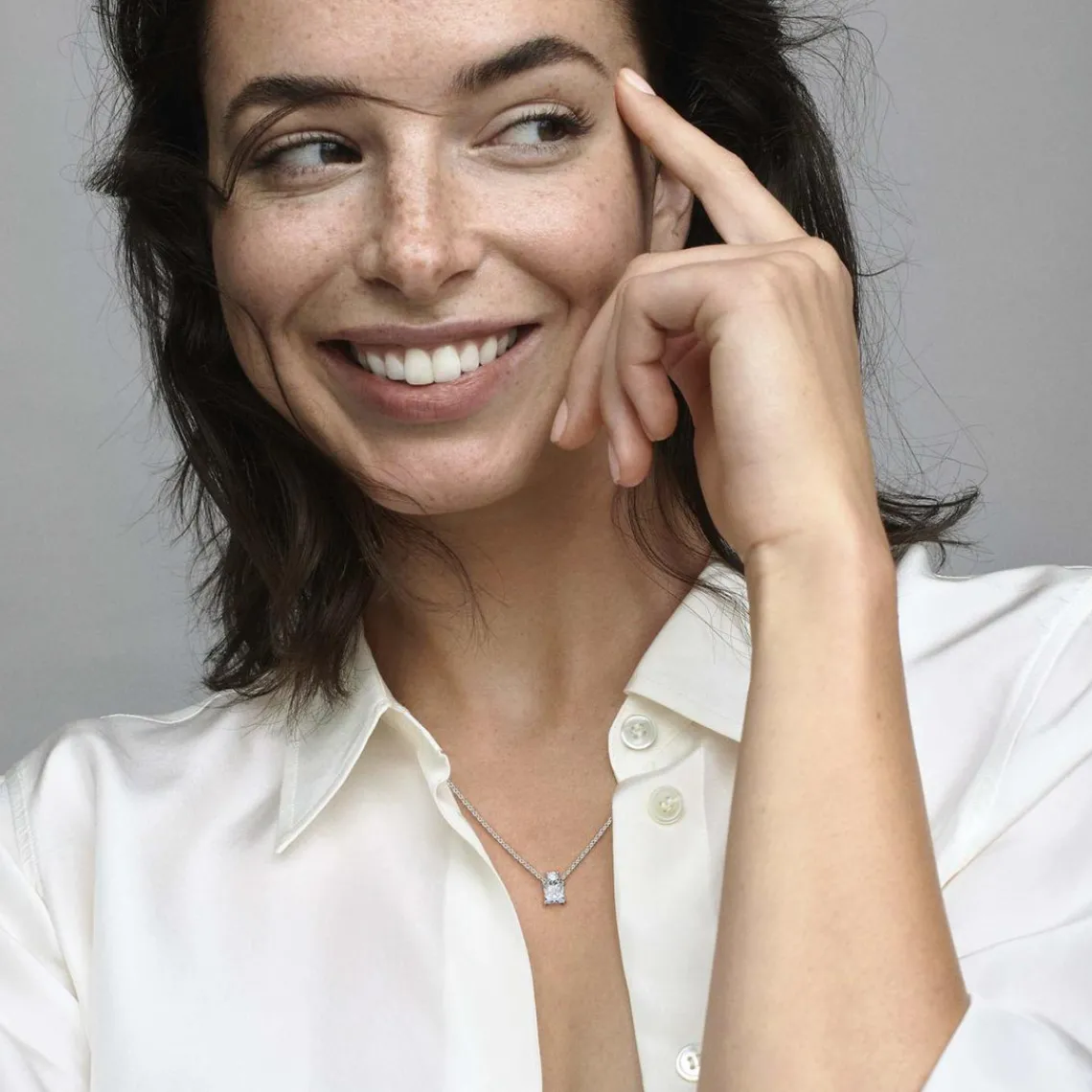 Pandora Collier Pendant Rond & Carré Timeless | Femme Collier Et Pendentif