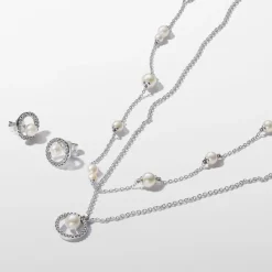 Pandora Collier Perles de Culture | Femme Collier Et Pendentif