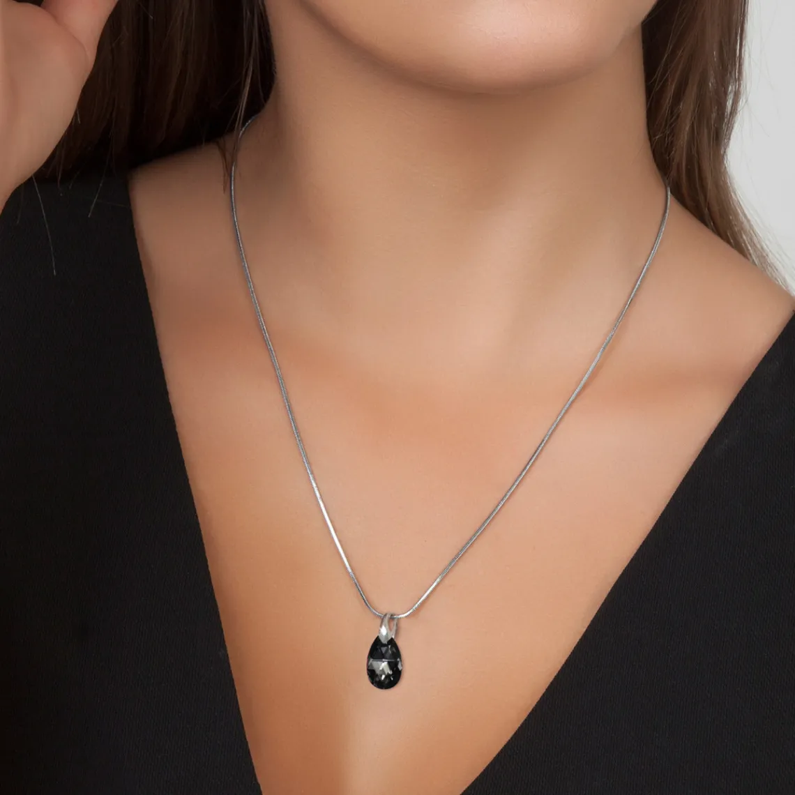 So Charm Bijoux Collier SoCharm orné de Cristaux Swarovski | Femme Collier Et Pendentif