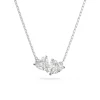 Swarovski Bijoux Collier Swarovski 5517117 - Collier métal rhodié blanc cristaux sertis Femme | Femme Collier Et Pendentif
