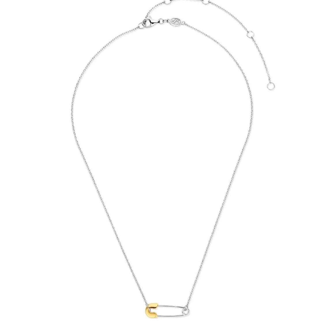 Ti Sento Collier - 34048SY Argent Bicolore Épingle | Femme Collier Et Pendentif