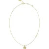 Guess Bijoux Collier Amami Acier Doré Cœur Pavé | Femme Collier Et Pendentif