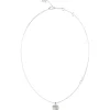 Guess Bijoux Collier Amami Acier Rhodié Cœur Pavé | Femme Collier Et Pendentif