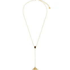 Kosma Paris Collier Arielle Doré & Onyx Noir | Femme Collier Et Pendentif