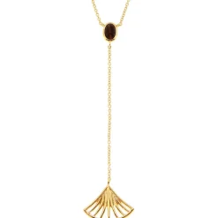 Kosma Paris Collier Arielle Doré & Onyx Noir | Femme Collier Et Pendentif