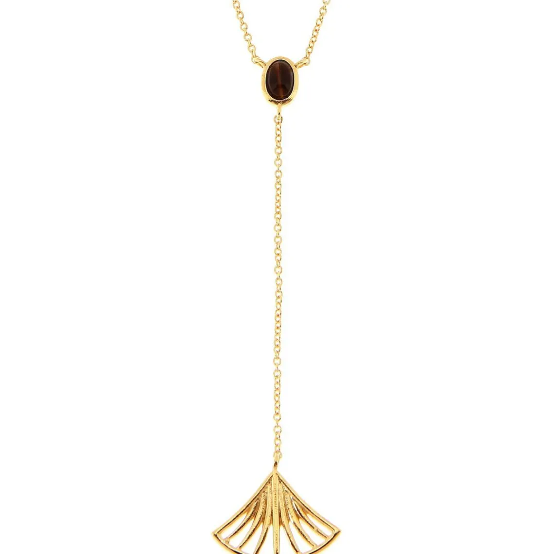 Kosma Paris Collier Arielle Doré & Onyx Noir | Femme Collier Et Pendentif