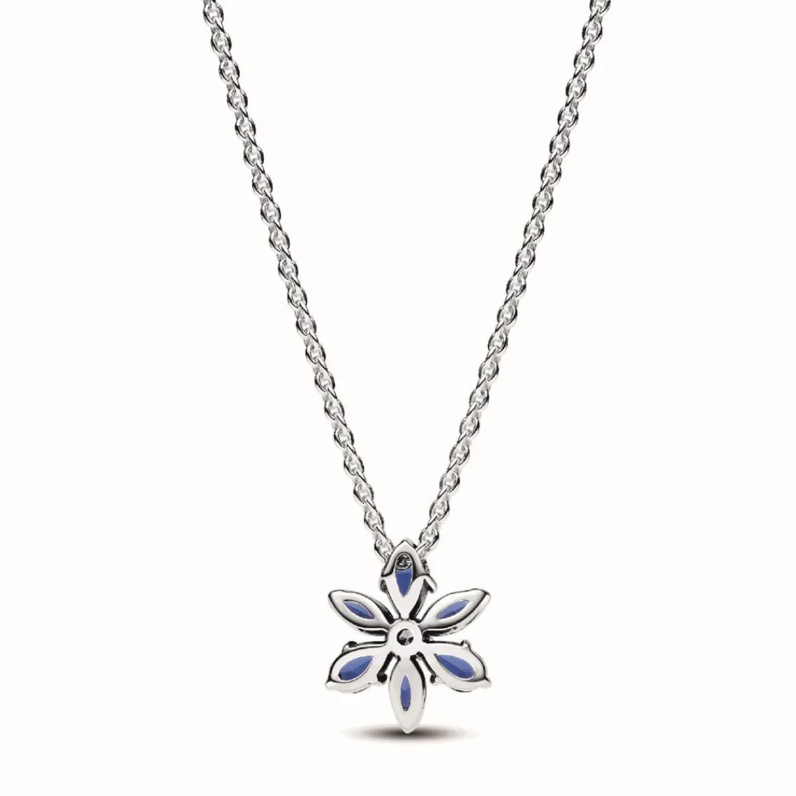 Pandora Collier avec Pendentif Herbier Scintillant Bleu | Femme Collier Et Pendentif