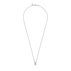 Pandora Collier avec Pendentif Timeless - Double Cœur Scintillant | Femme Collier Et Pendentif