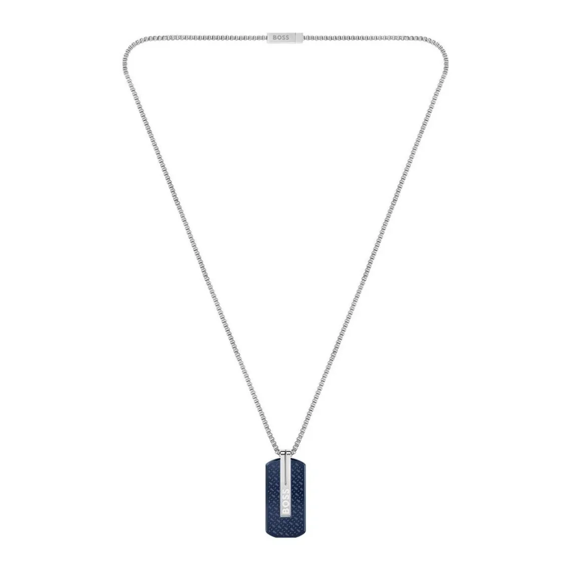 Boss Bijoux Collier Homme avec Pendentif Bleu | Homme Colliers Et Pendentifs