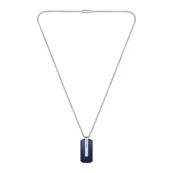Boss Bijoux Collier Homme avec Pendentif Bleu | Homme Colliers Et Pendentifs
