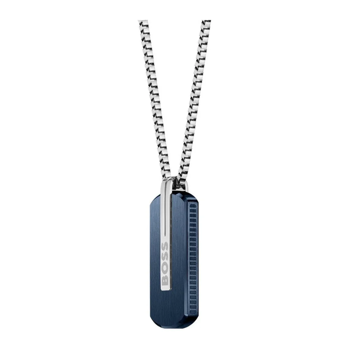 Boss Bijoux Collier Homme avec Pendentif Bleu | Homme Colliers Et Pendentifs