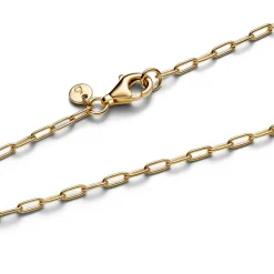 Pandora Collier Chaîne à Maillons Allongés Doré | Femme Collier Et Pendentif